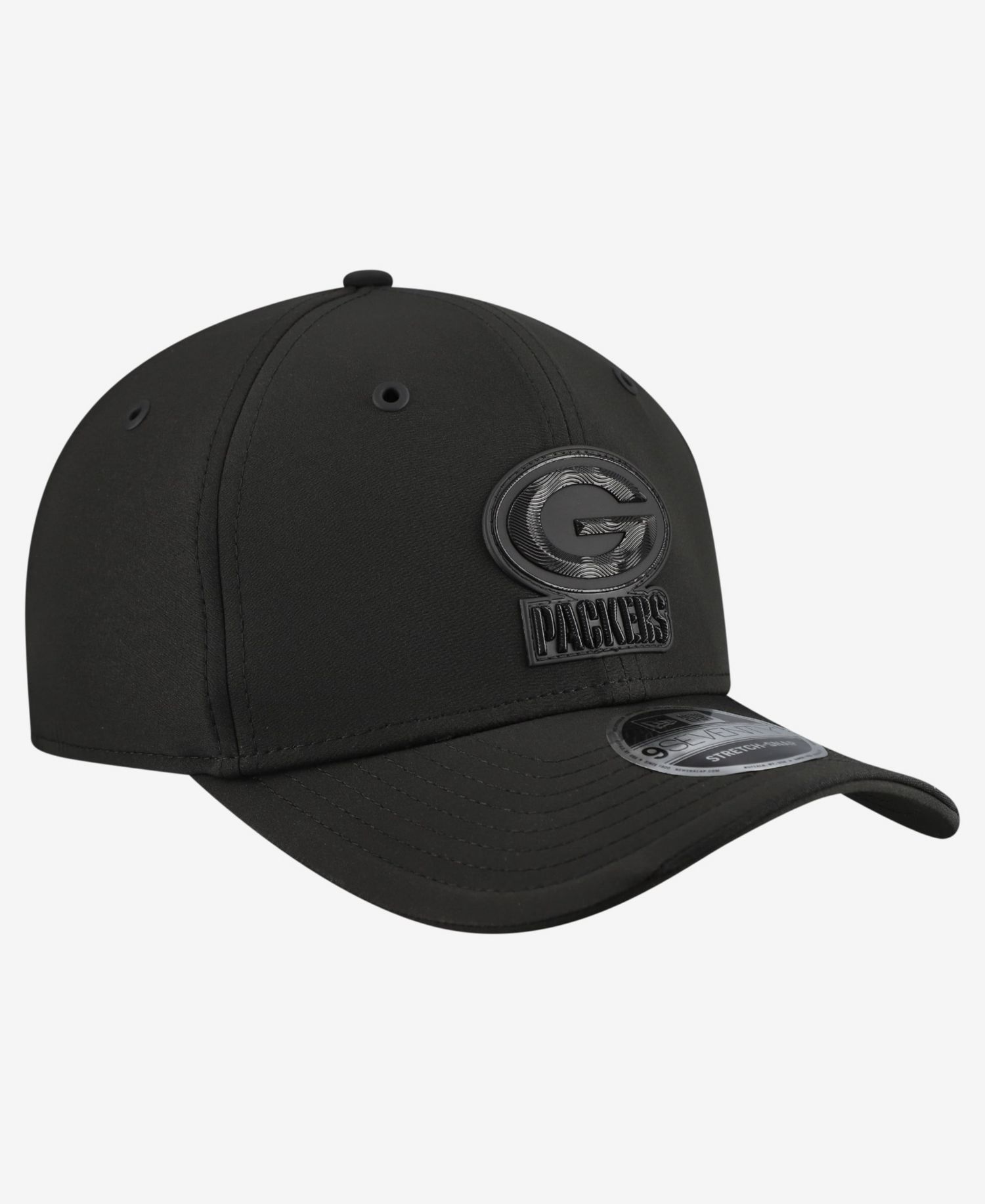 Men's Black Green Bay Packers 2026 Sideline 9SEVENTY Adjustable Hat