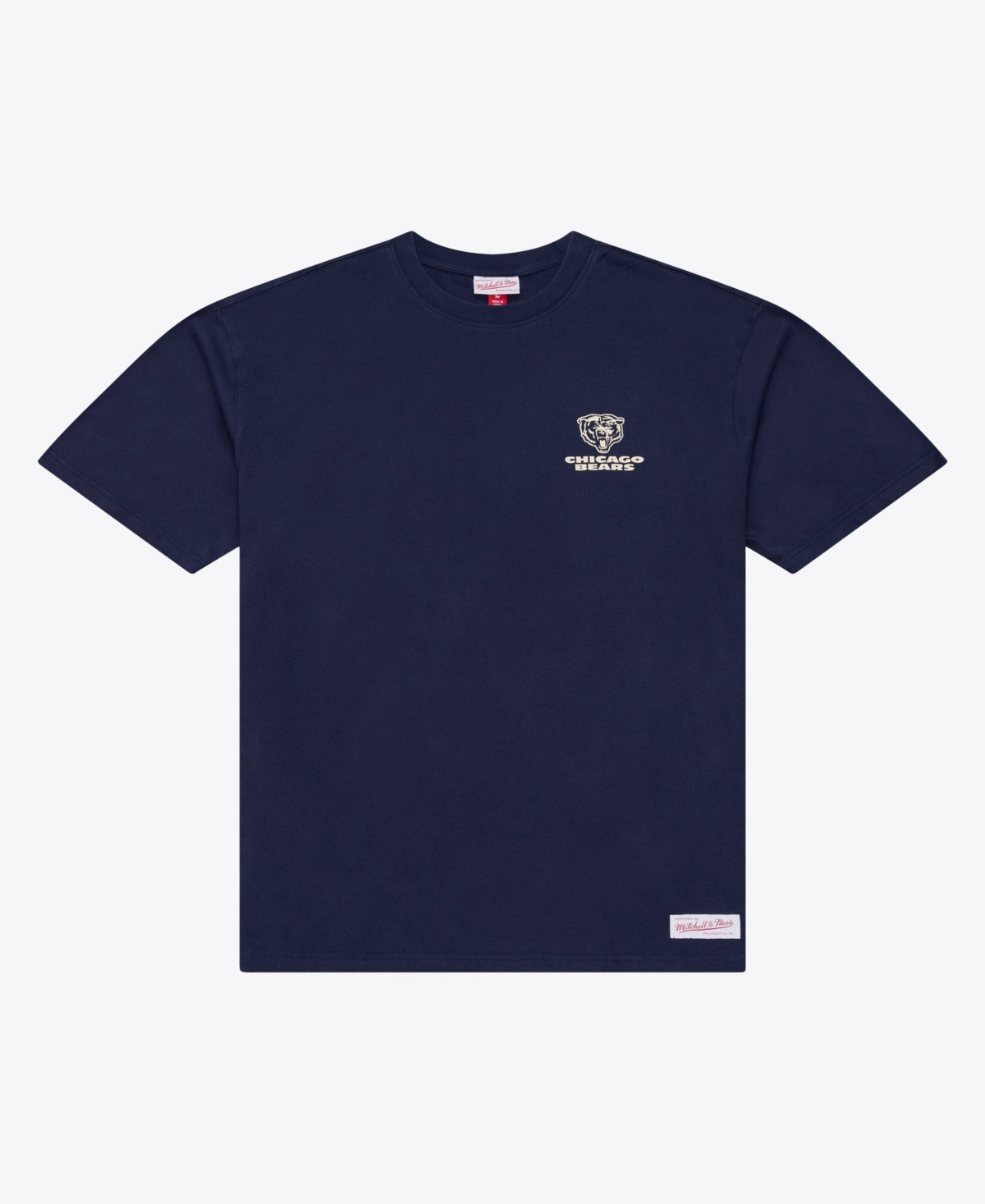 Mitchell & Ness Men's Mitchell Ness Navy Chicago Bears Core Essentials Micro Logo T-Shirt - Navy