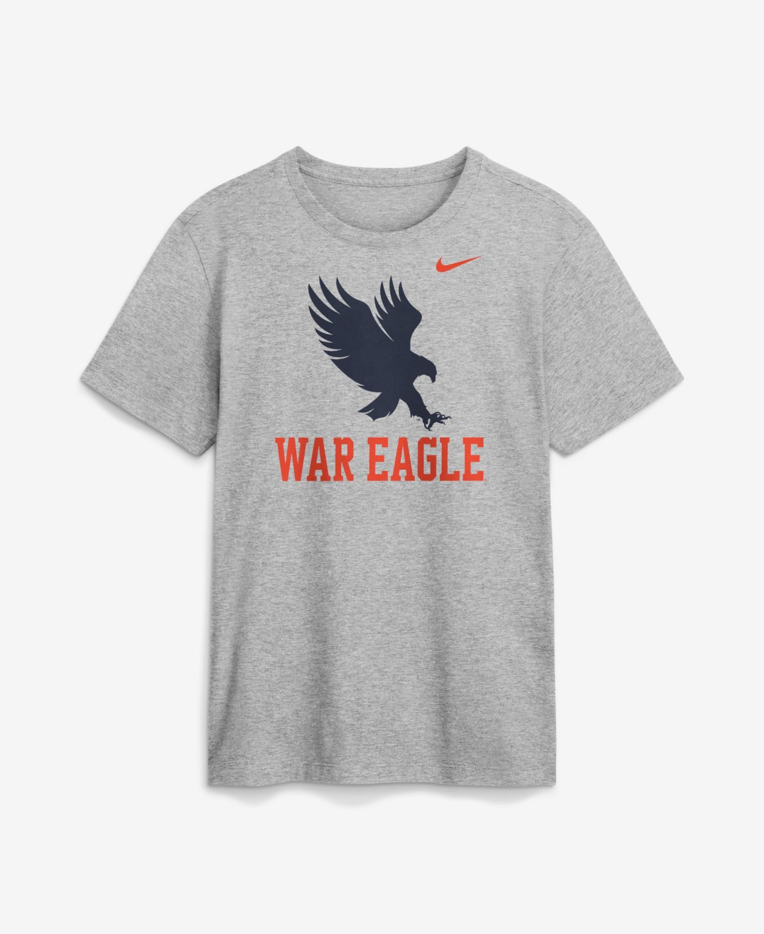 Men's Gray Auburn Tigers Primetime Logo Mantra T-Shirt