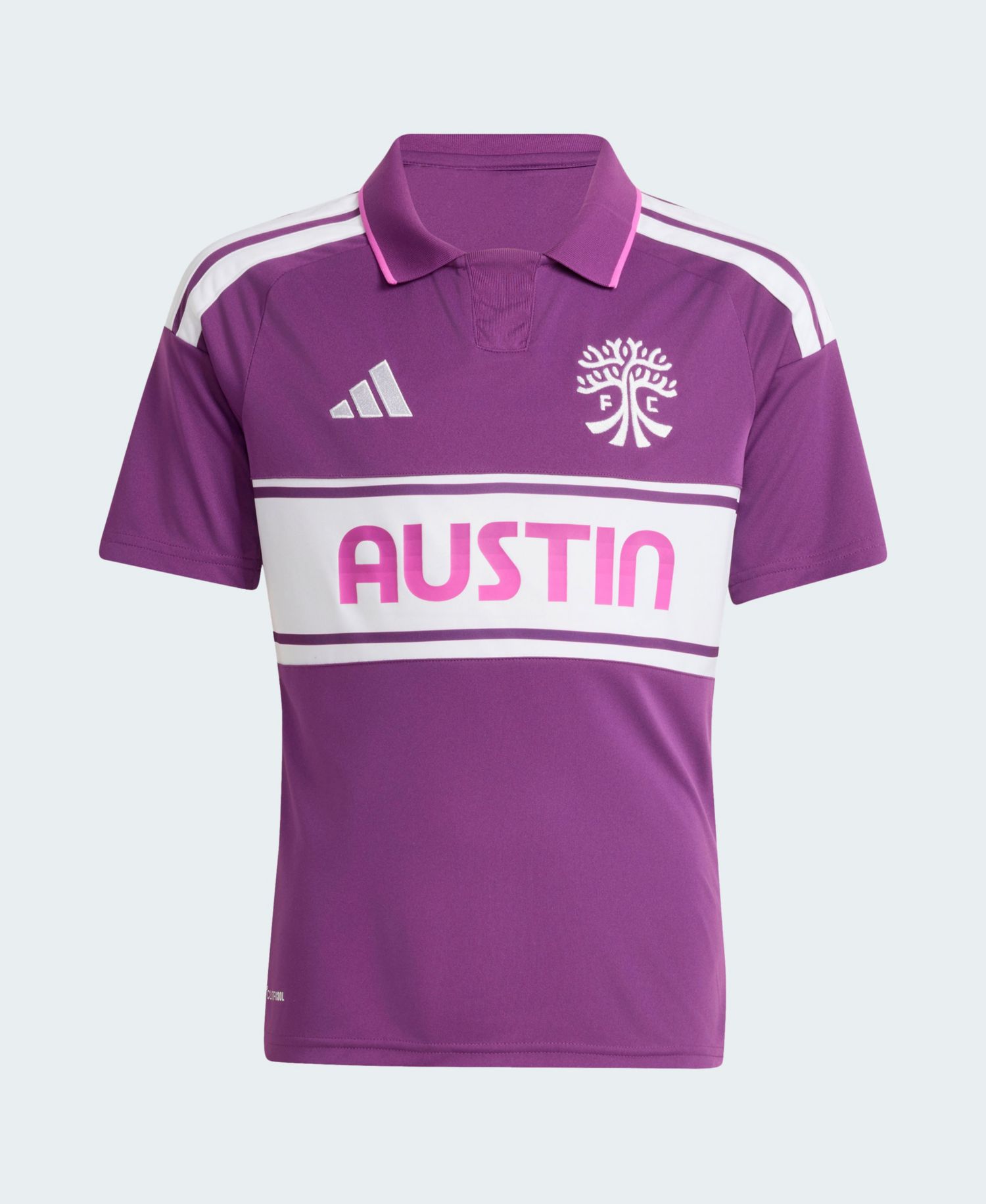 Big Boys and Girls Purple Austin FC 2026 Archive Replica Jersey