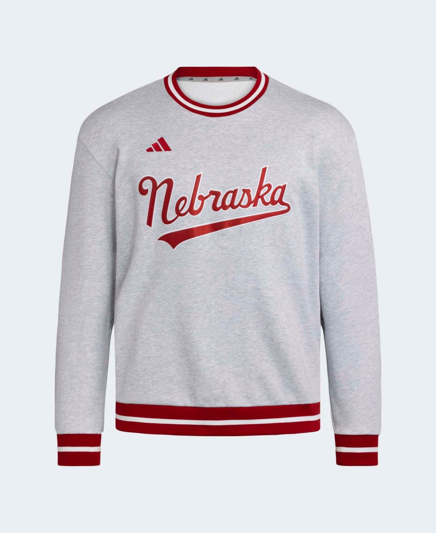 Men's Gray Nebraska Huskers Dugout Collection Sweatshirt