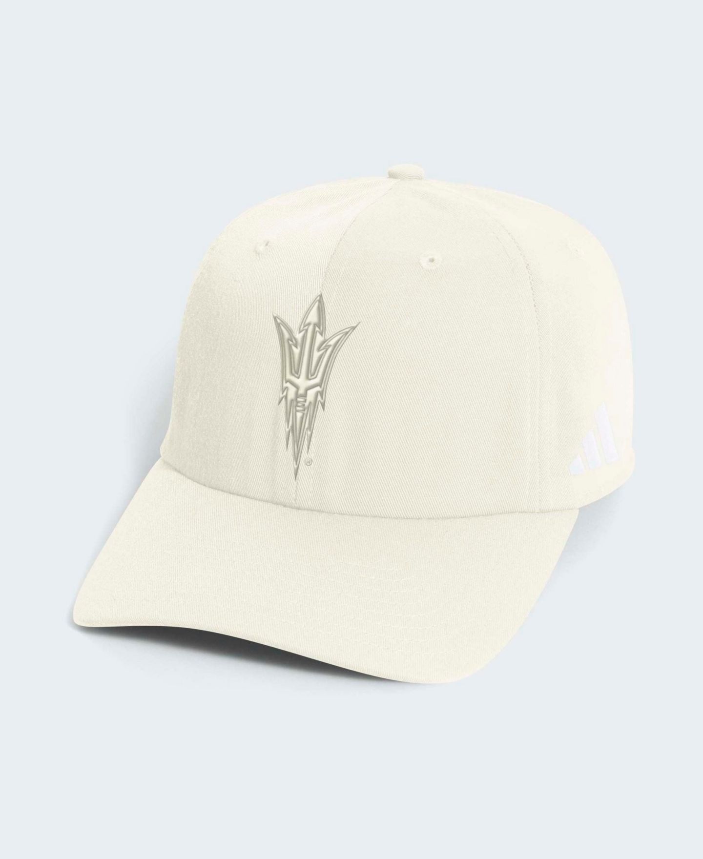 Мужская кепка adidas Beige Arizona State Sun Devils Slouch Adjustable Hat — фото 1