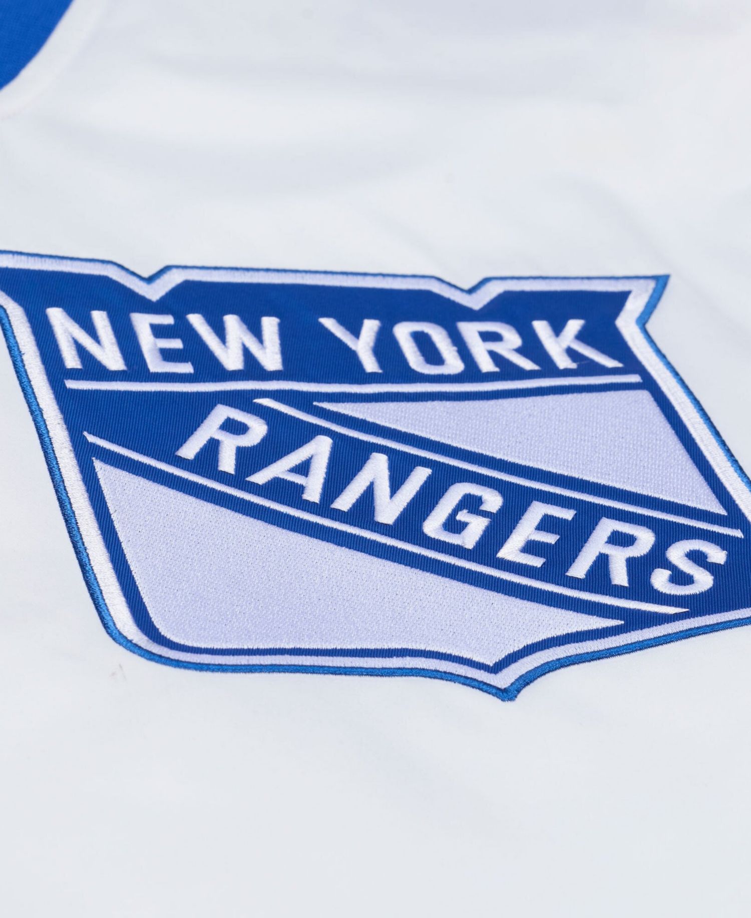 Men's White New York Rangers Arctic Lightweight Satin Full-Snap Jacket