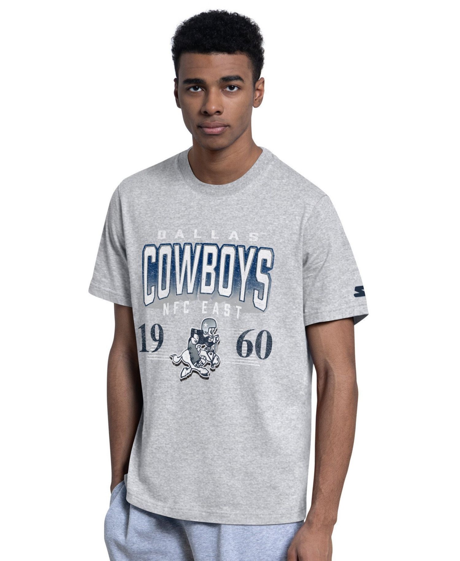 Men's Navy/Heather Gray Dallas Cowboys Two-Pack Logo T-Shirt Set
