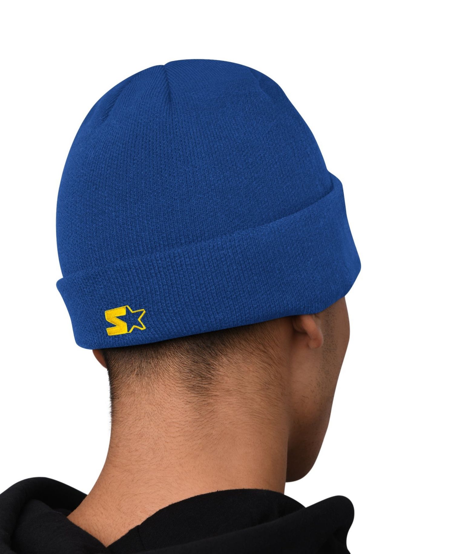 Men's Royal Los Angeles Rams Hoodie and Cuffed Knit Hat Combo Pack