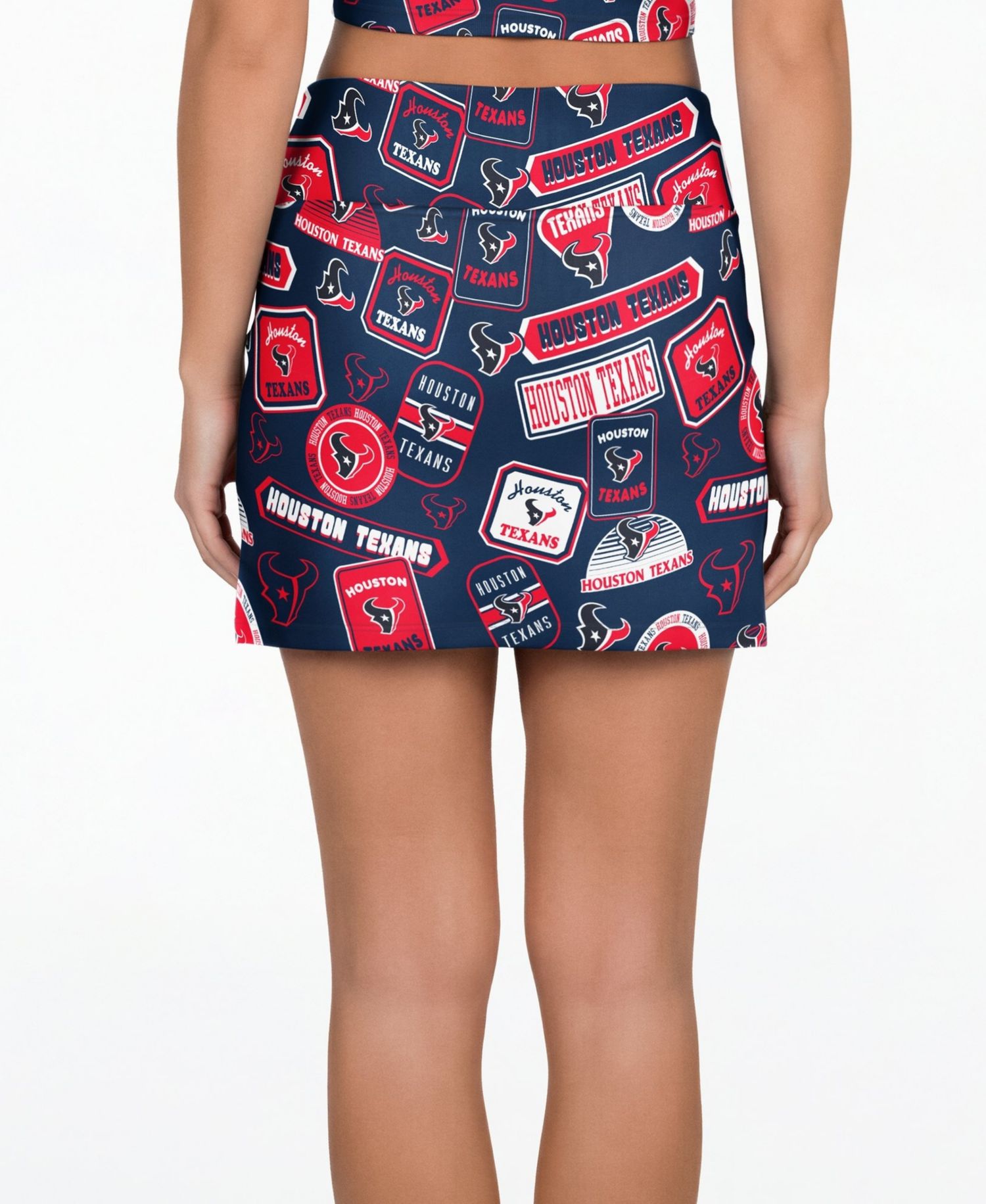 Women's Navy Houston Texans Grady Sleep Skort