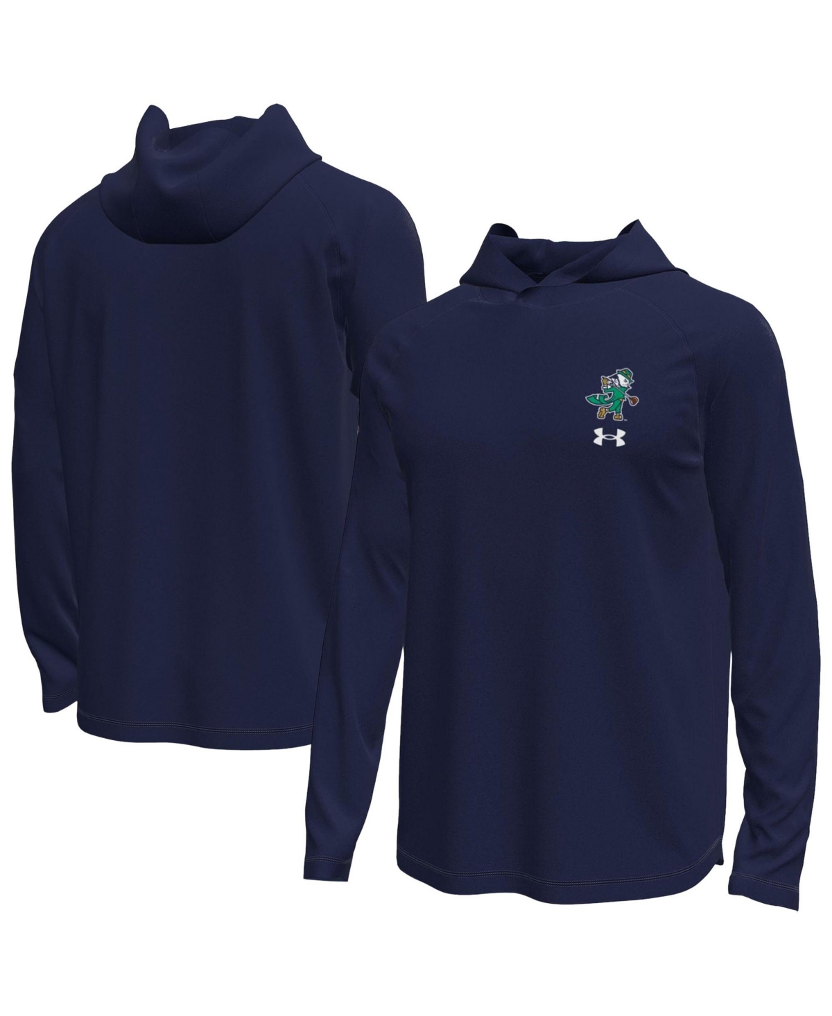 Under Armour Men's Navy Notre Dame Fighting Irish Golf Tech Stretch Long Sleeve Hoodie