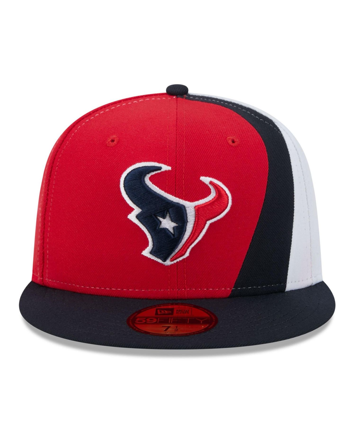 Men's Red/Navy Houston Texans Shock 59FIFTY Fitted Hat