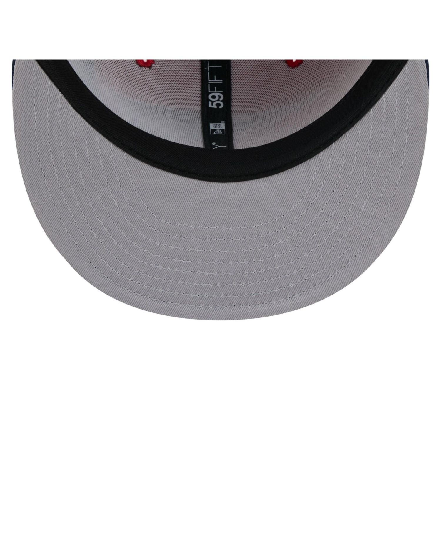 Men's Red/Navy New England Patriots Shock 59FIFTY Fitted Hat