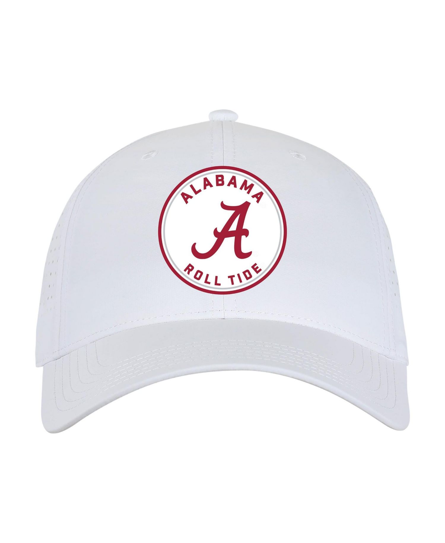 Men's and Women's White Alabama Crimson Tide Brezo Adjustable Hat
