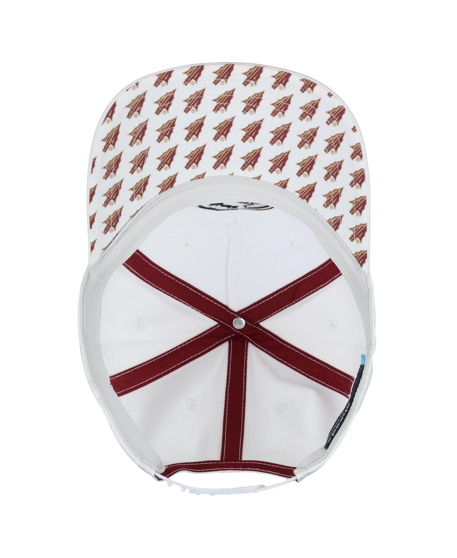 Men's and Women's White Florida State Seminoles The Sideline Adjustable Hat