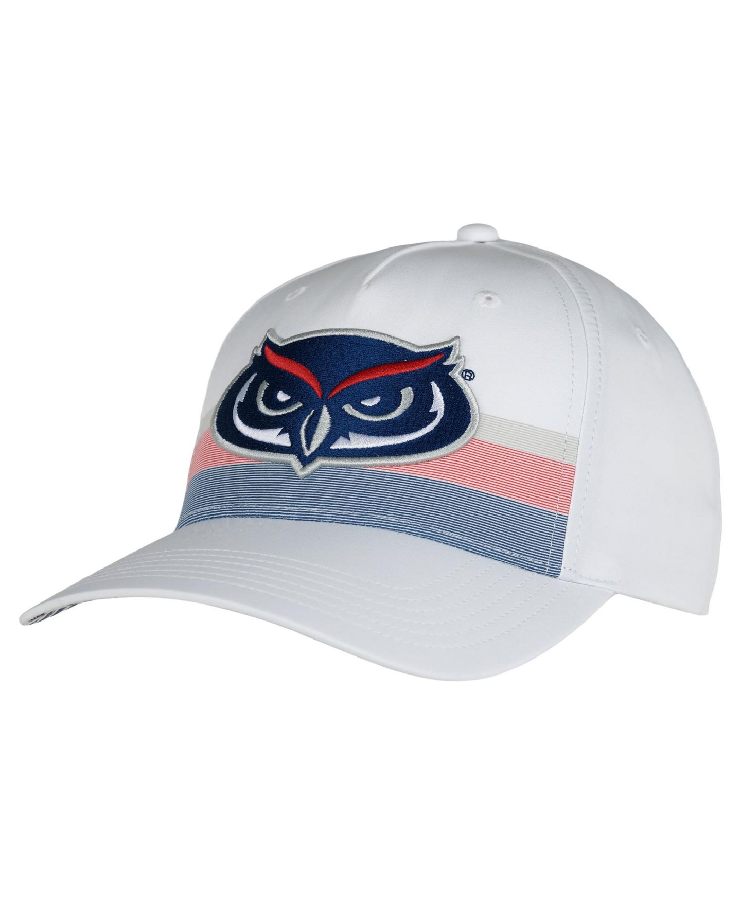 Кепка Ahead White Florida Atlantic Owls The Sideline Adjustable Hat — фото 3