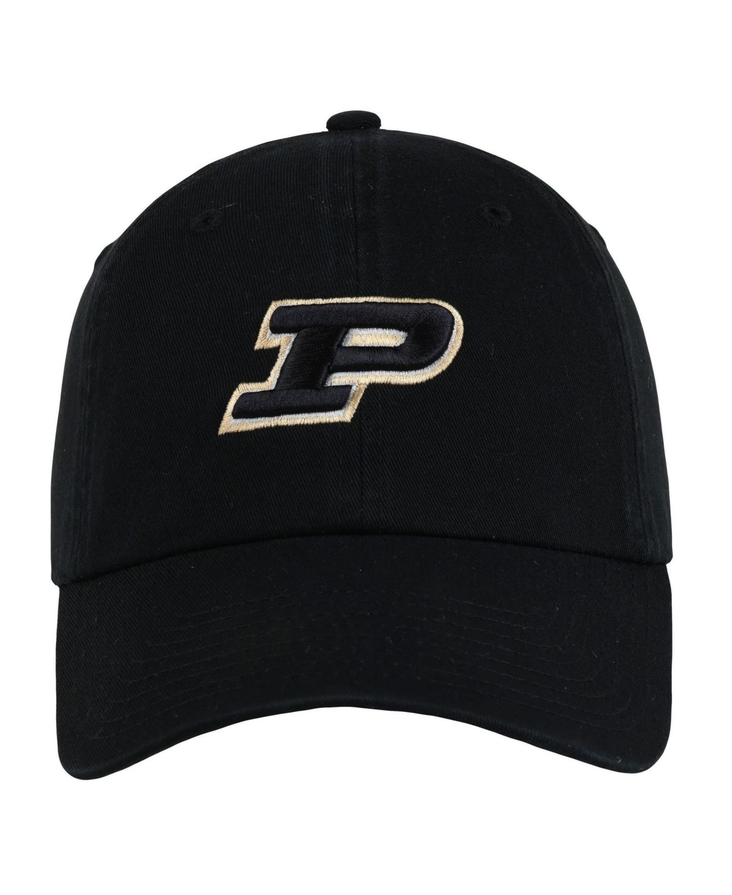 Мужская кепка Ahead Black Purdue Boilermakers Largo Adjustable Hat — фото 3
