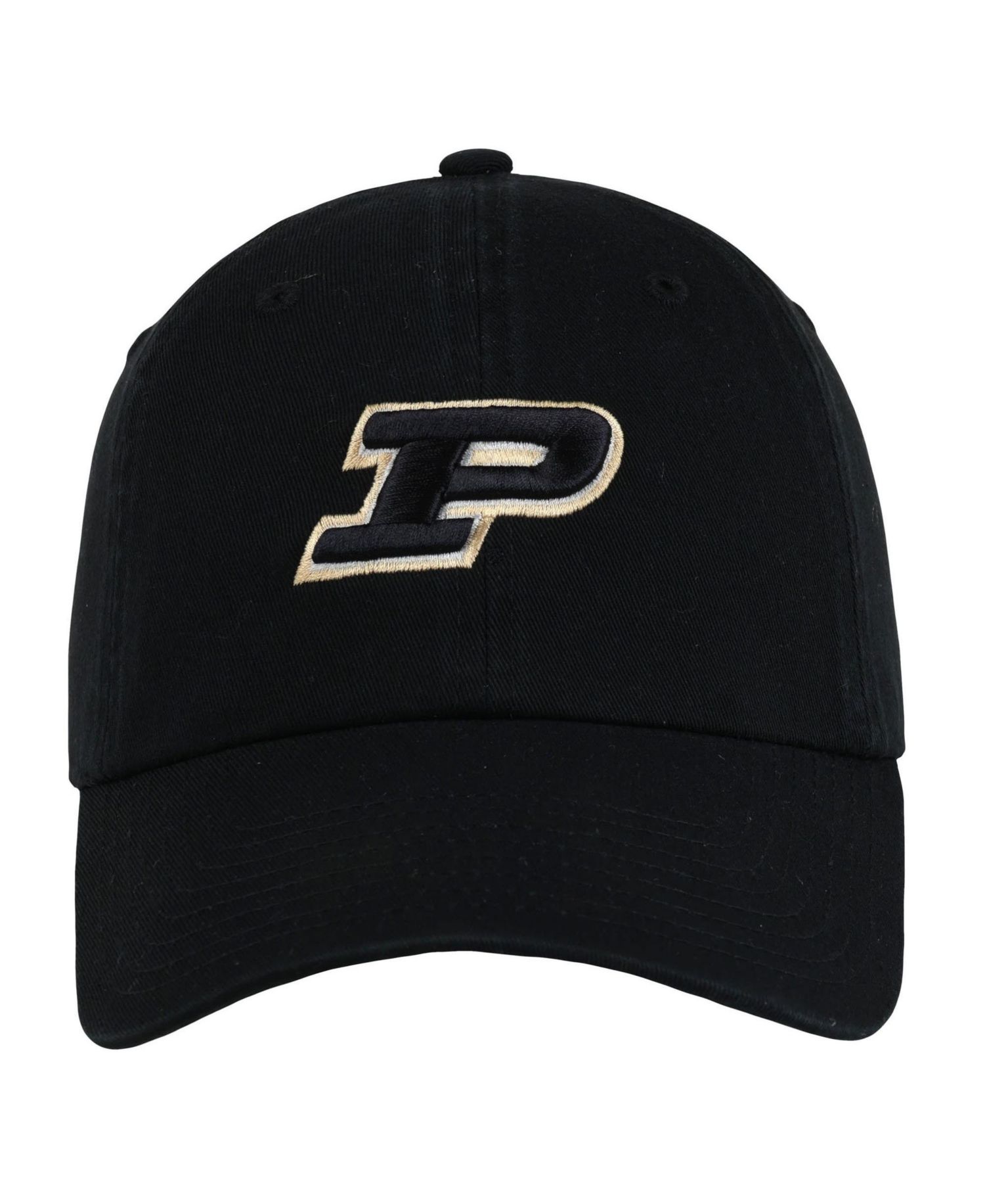 Men's Black Purdue Boilermakers Largo Adjustable Hat