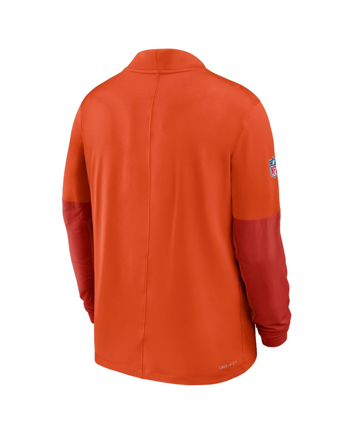 Men's Orange Cincinnati Bengals Sideline Dri-FIT Half-Zip Pullover