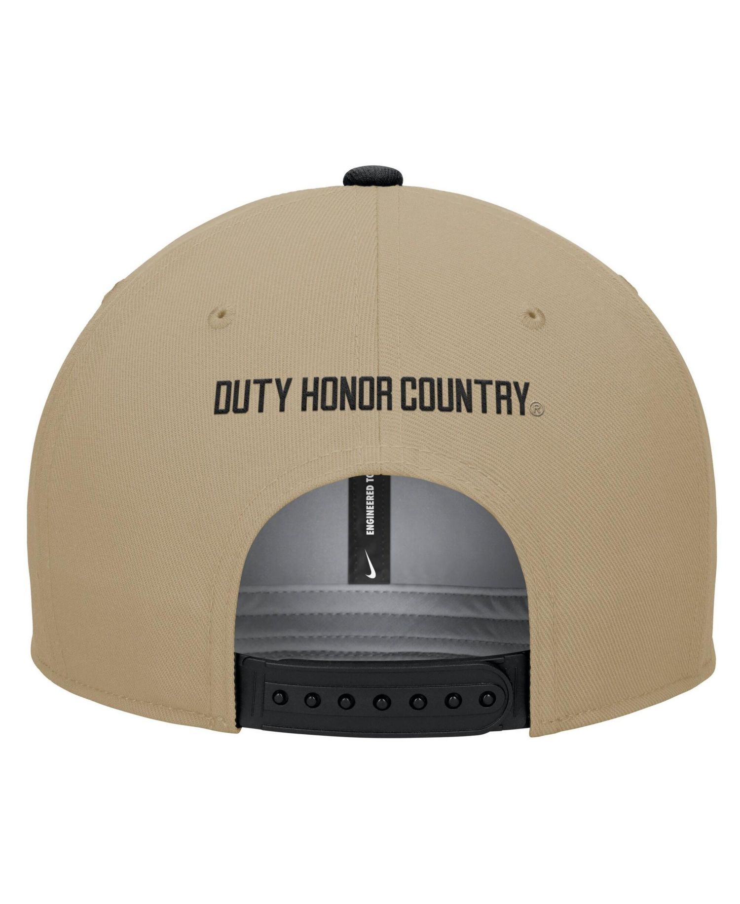 Men's Beige/Black Army Black Knights Pro Dri-FIT Snapback Hat
