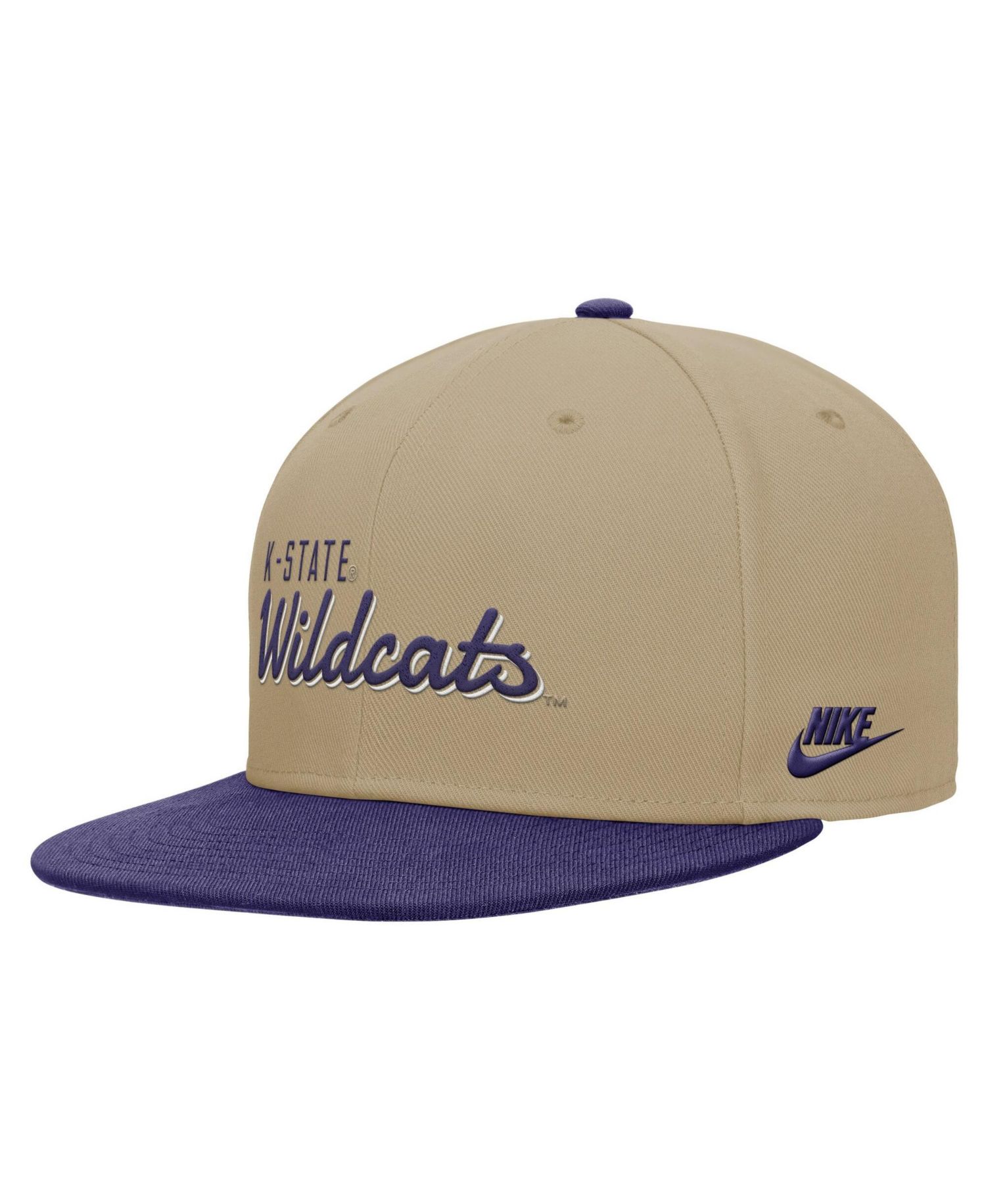 Men's Beige/Purple Kansas State Wildcats Pro Dri-FIT Snapback Hat