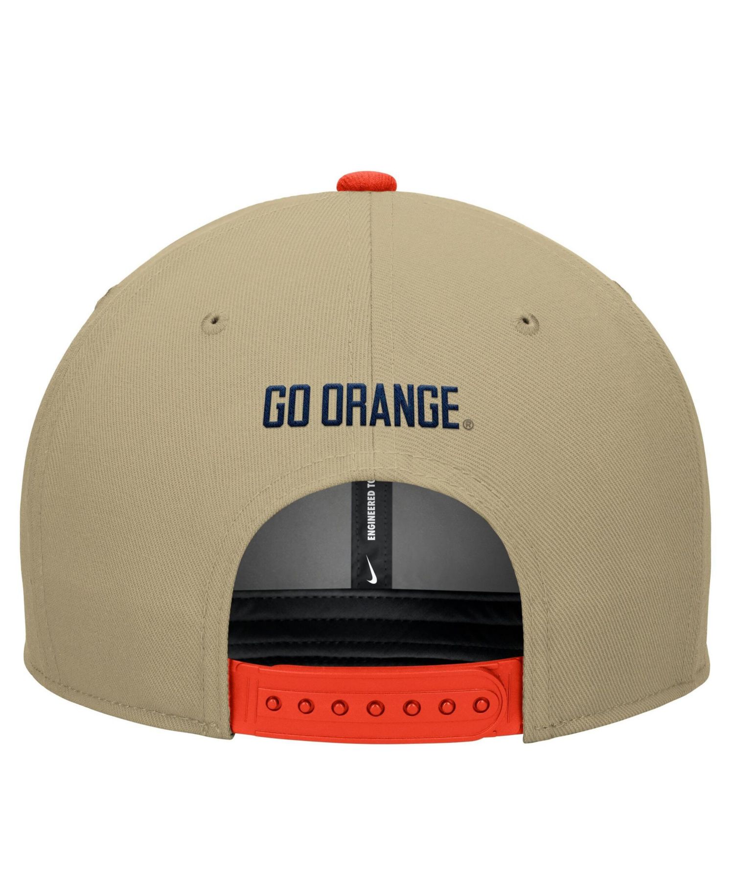 Men's Beige/Orange Syracuse Orange Pro Dri-FIT Snapback Hat