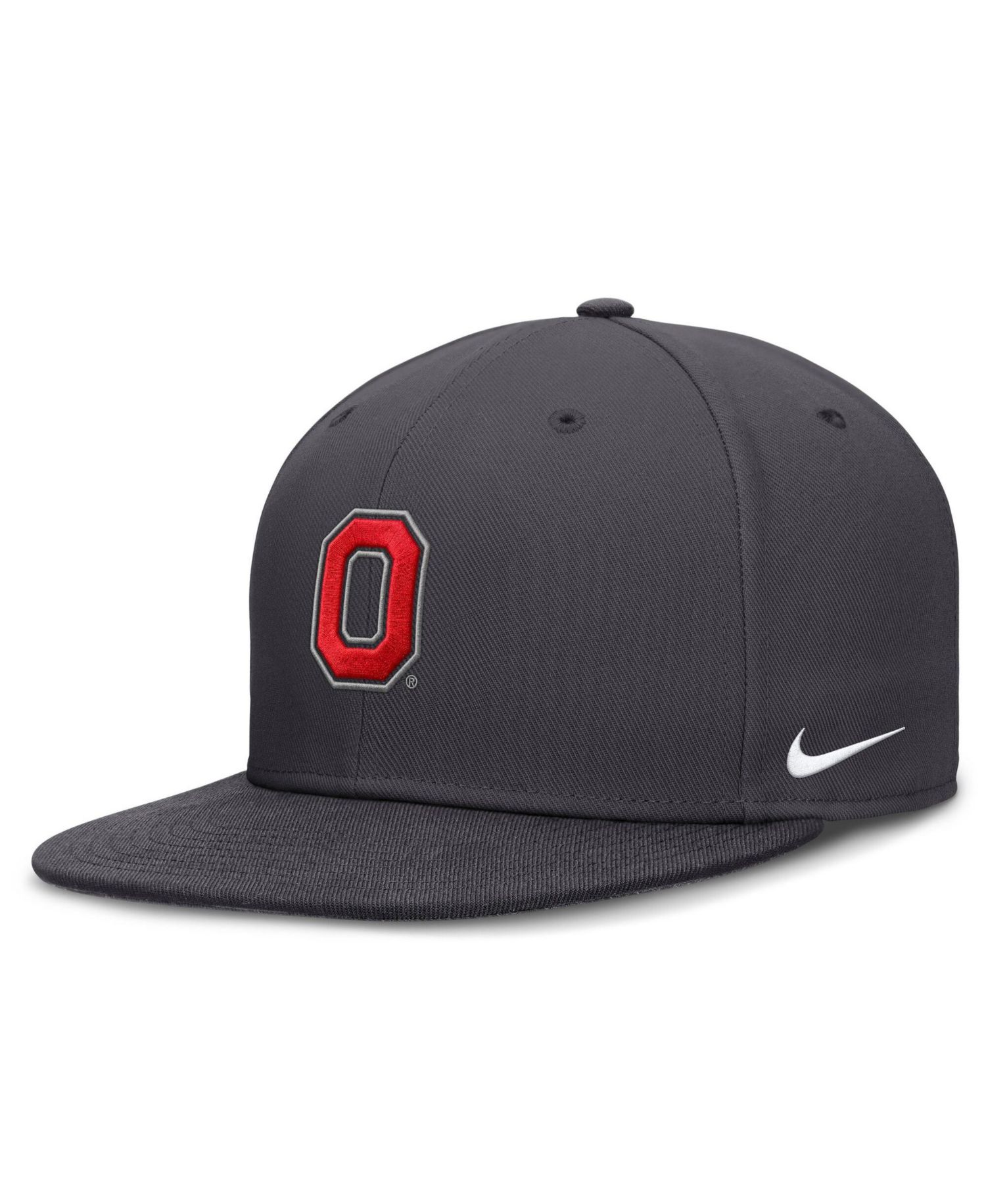 Men's Anthracite Ohio State Buckeyes Pro Dri-FIT Fitted Hat
