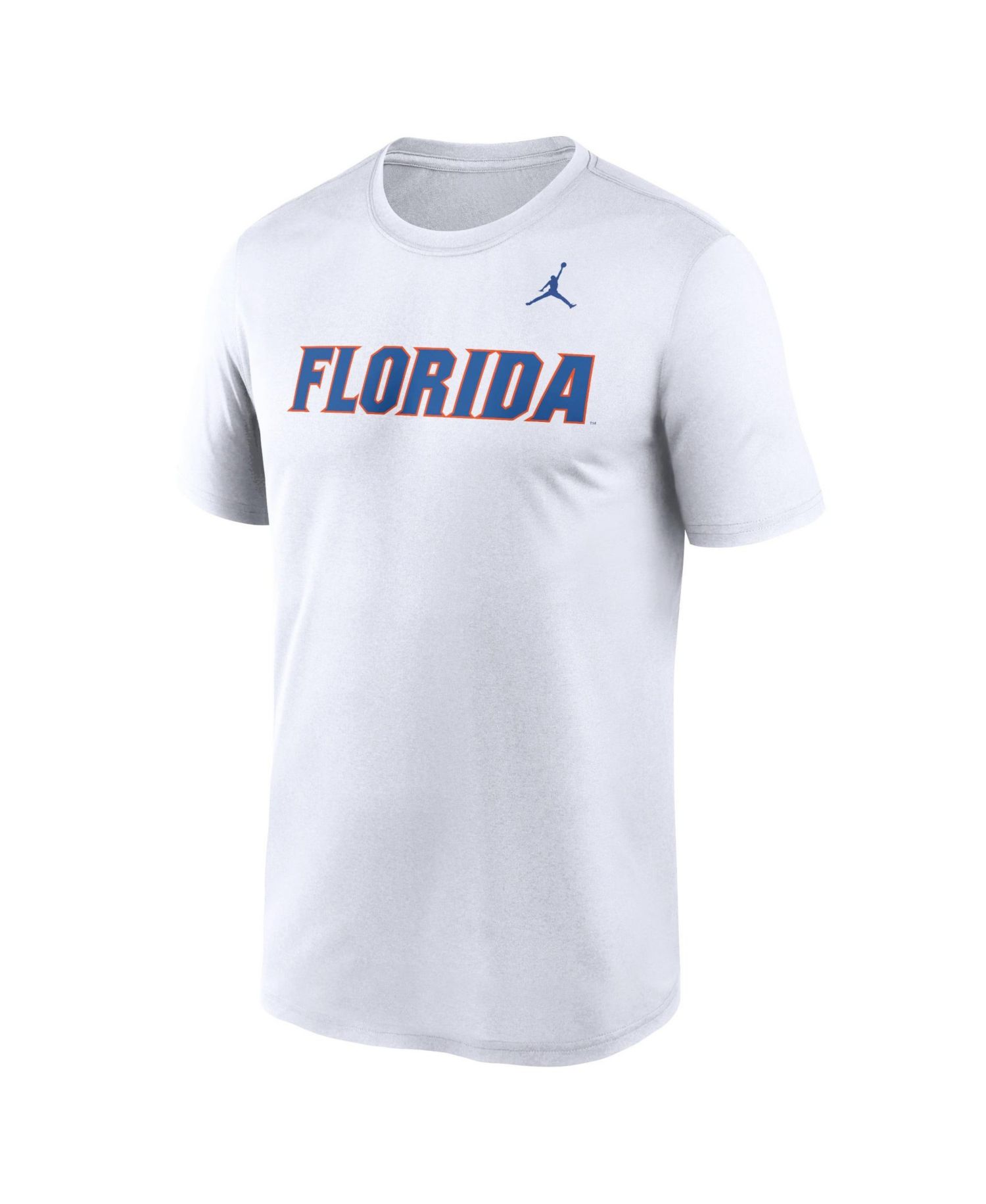 Men's White Florida Gators Primetime Legend Wordmark T-Shirt