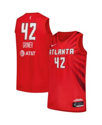 Men's and Women's Brittney Griner Red Atlanta Dream Explorer Edition Victory Jersey
