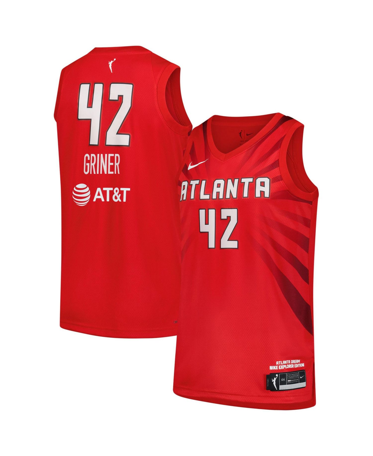 Men's and Women's Brittney Griner Red Atlanta Dream Explorer Edition Victory Jersey