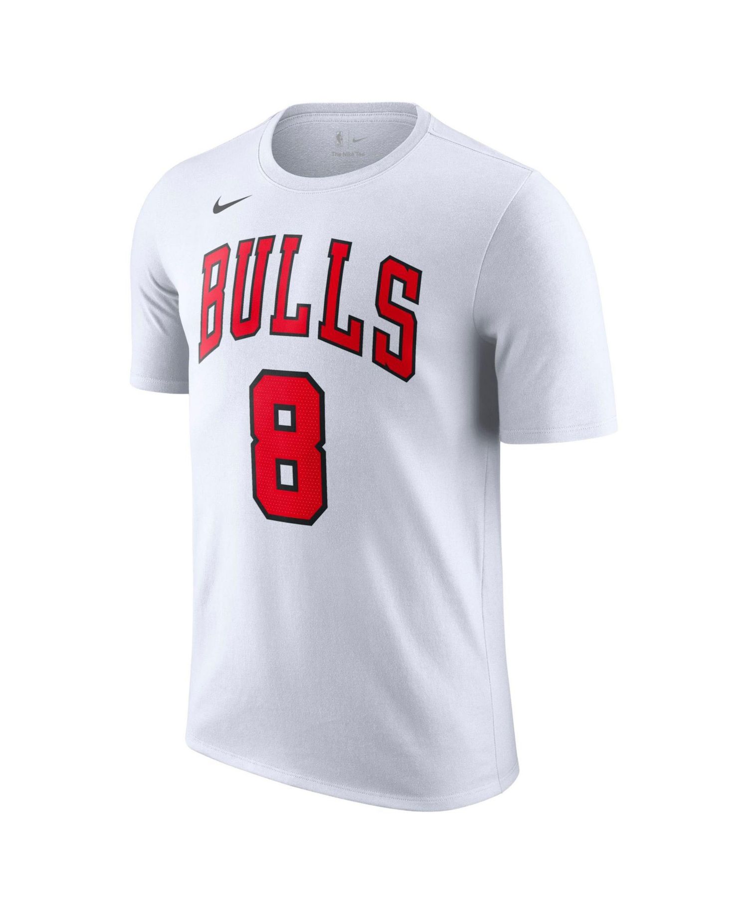 Men's and Women's Caleb Wilson Red Chicago Bulls Icon Edition Name & Number T-Shirt