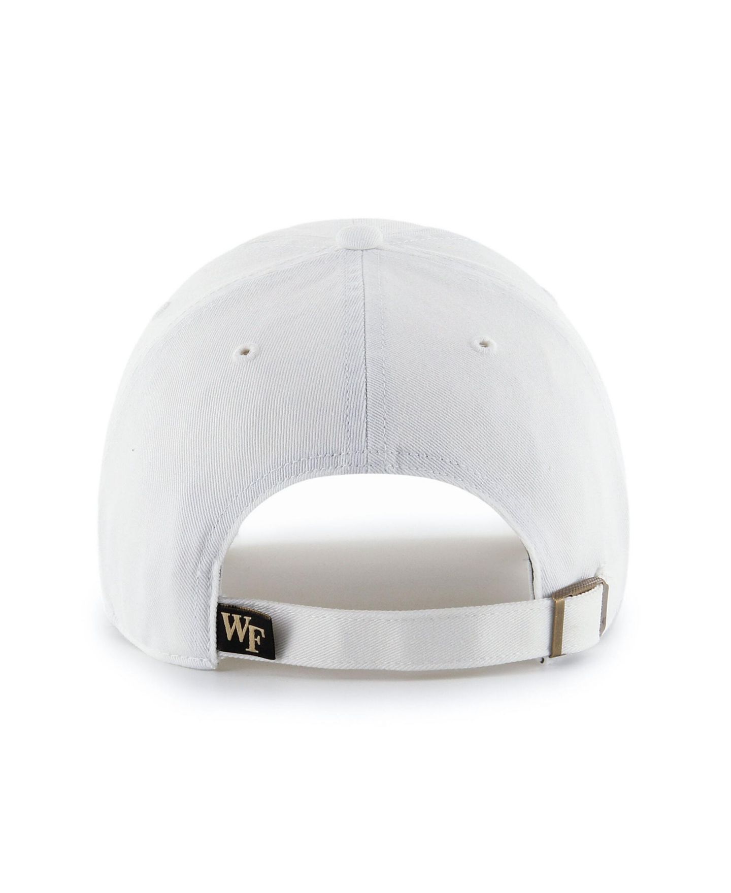 Кепка '47 Brand Wake Forest Demon Deacons White Clean Up Adjustable Hat — фото 2