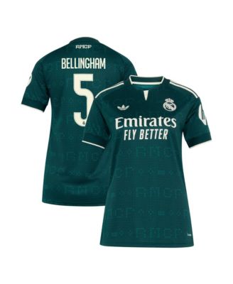 Women's Jude Bellingham Green Real Madrid 2026/27 Away Replica Jersey