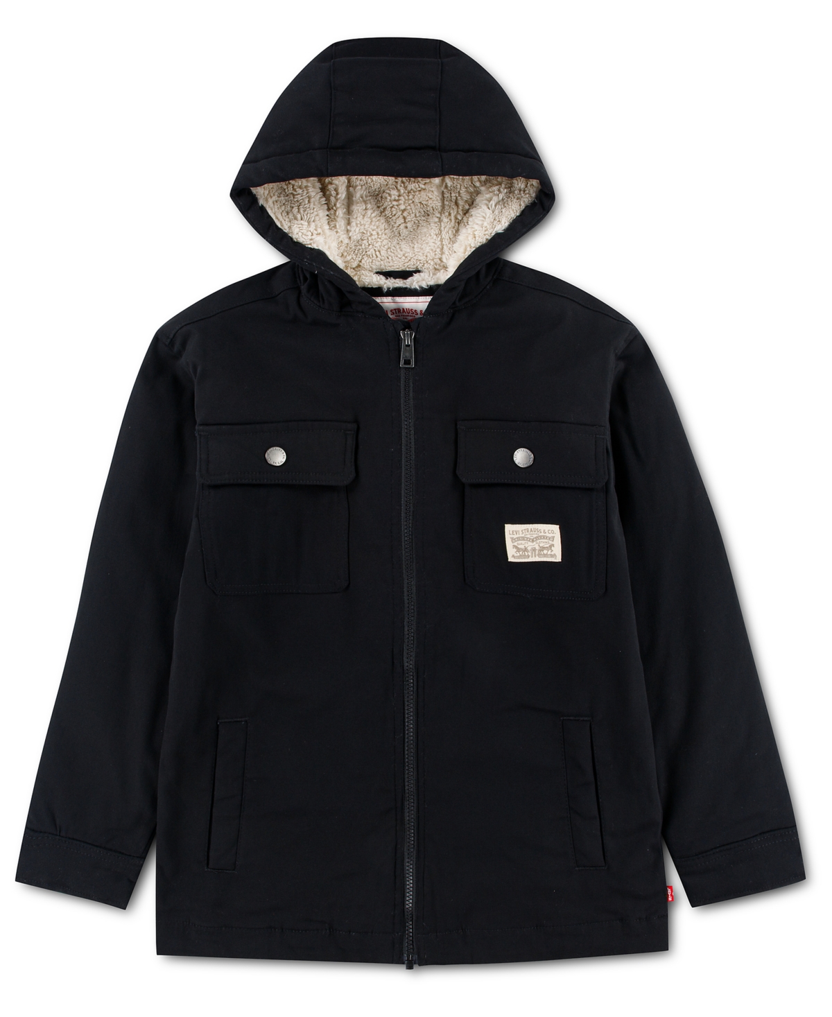 Levi's Boys' 8-20 Sherpa-Lined Hooded Jacket