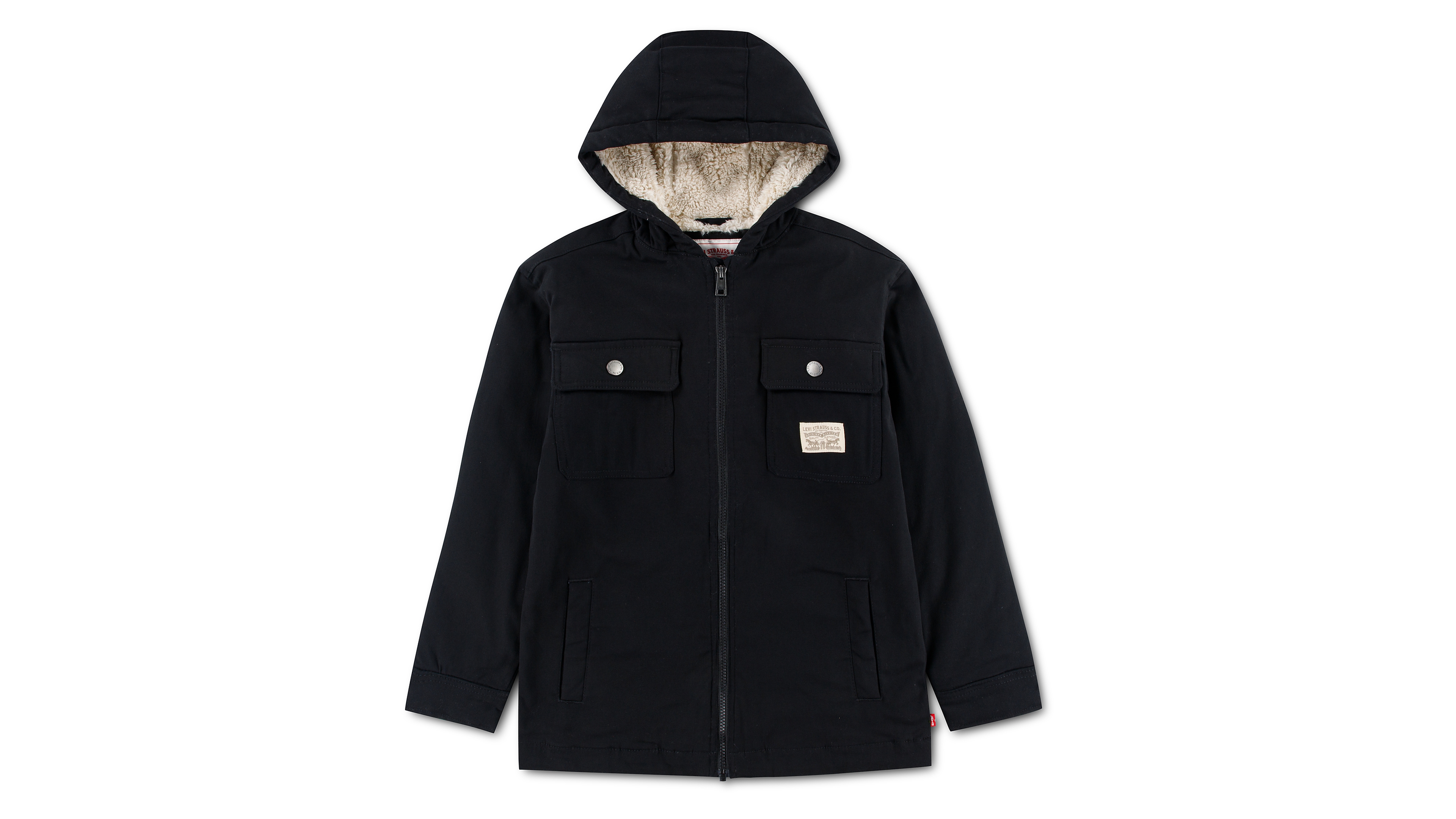 Levi's Boys' 8-20 Sherpa-Lined Hooded Jacket