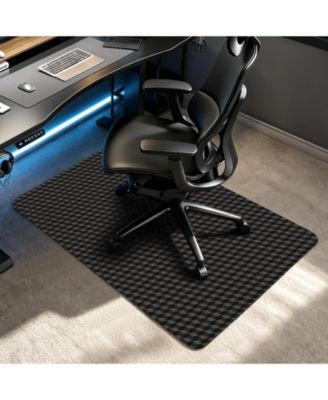 3D Textured Carpet Chair Mat For Low Pile Carpets Non Slip Home Office