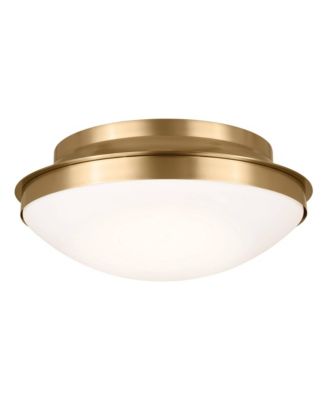 Bretta 17 3/4"W Brushed Brass Ceiling Light