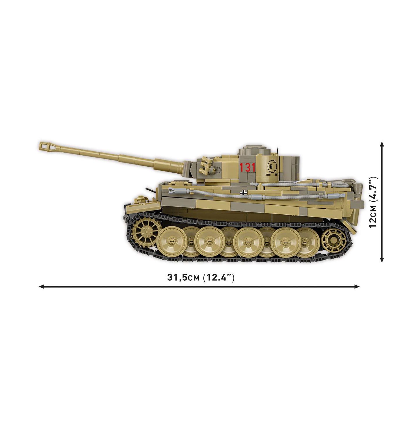 Конструктор Cobi Wwii Historical Collection Panzer VI Tiger 131, 1275 деталей, от 9 лет — фото 3