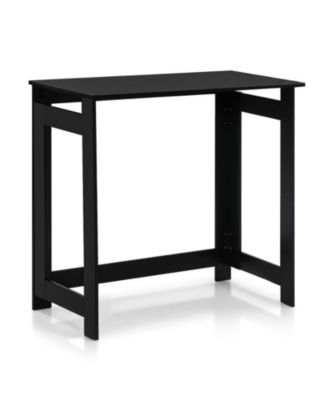 Folding Console Table with Collapsible Legs for Small Spaces