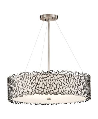 Coral 22" Wide Classic Pewter Chandelier