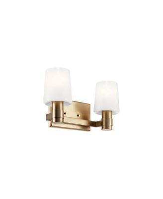 Adani 8 1/4"H Champagne Bronze 2-Light Wall Sconce
