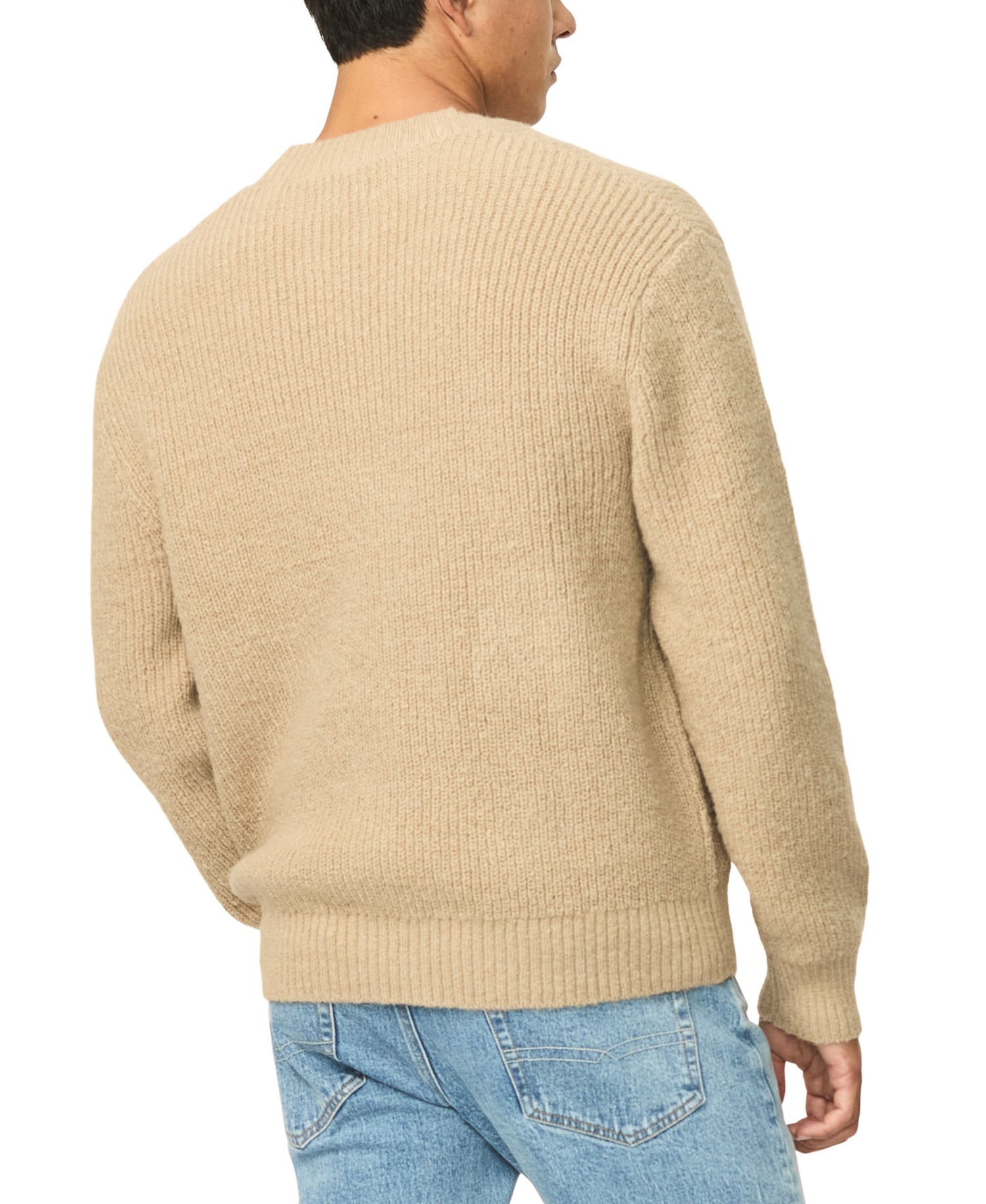 Men's Walex V-Neck Patch Pocket Brushed-Knit Cardigan