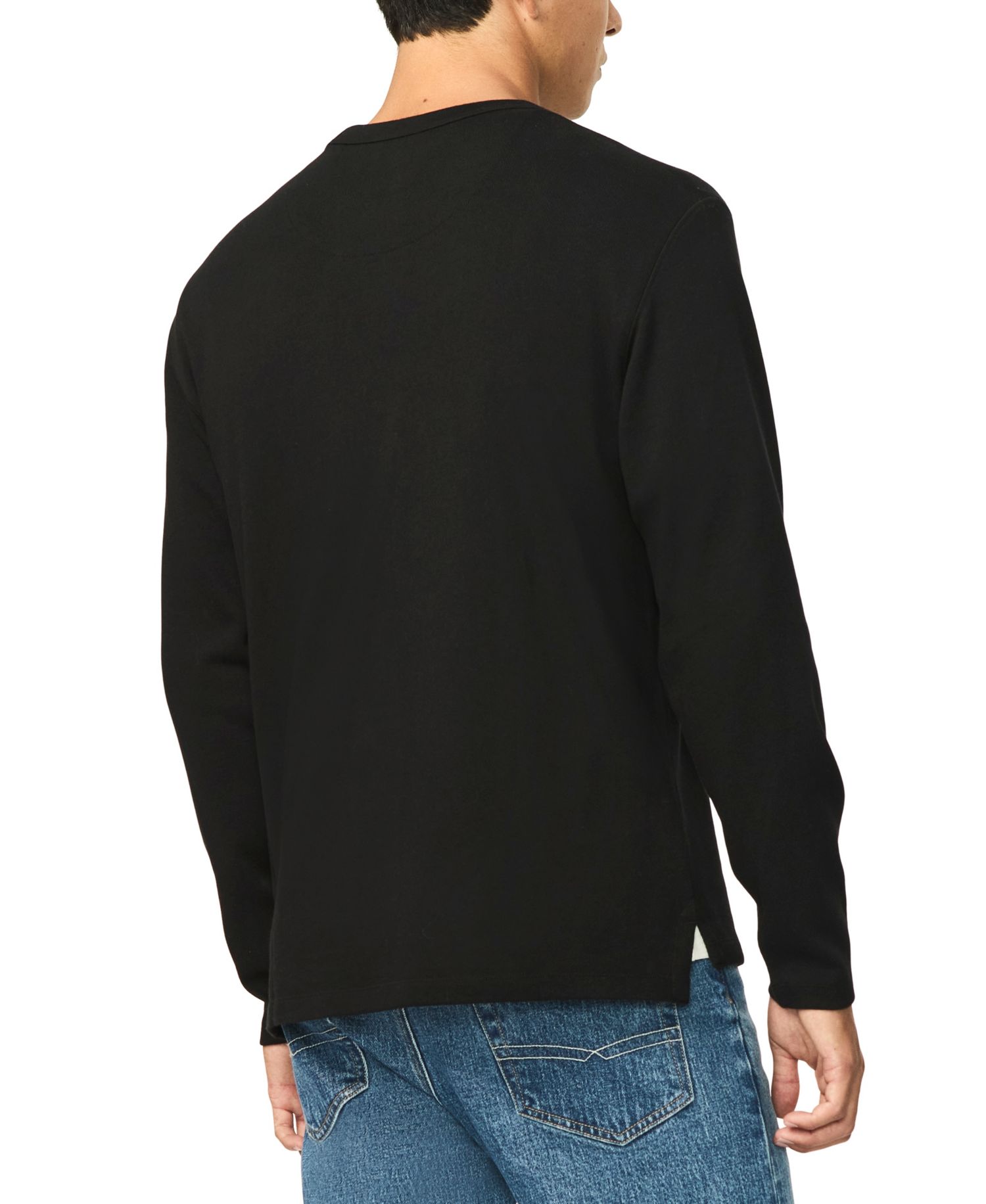 Men's Kitchell Long-Sleeve Crewneck Heavyweight Cotton T-Shirt