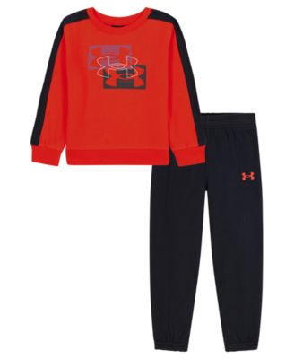 Boys' 4-20 Rival Fleece Long-Sleeve Crewneck Sweatshirt and Joggers, 2-Piece Set