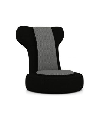 Adjustable Floor Gaming Chair with 14-Level Headrest and 5-Position Backrest