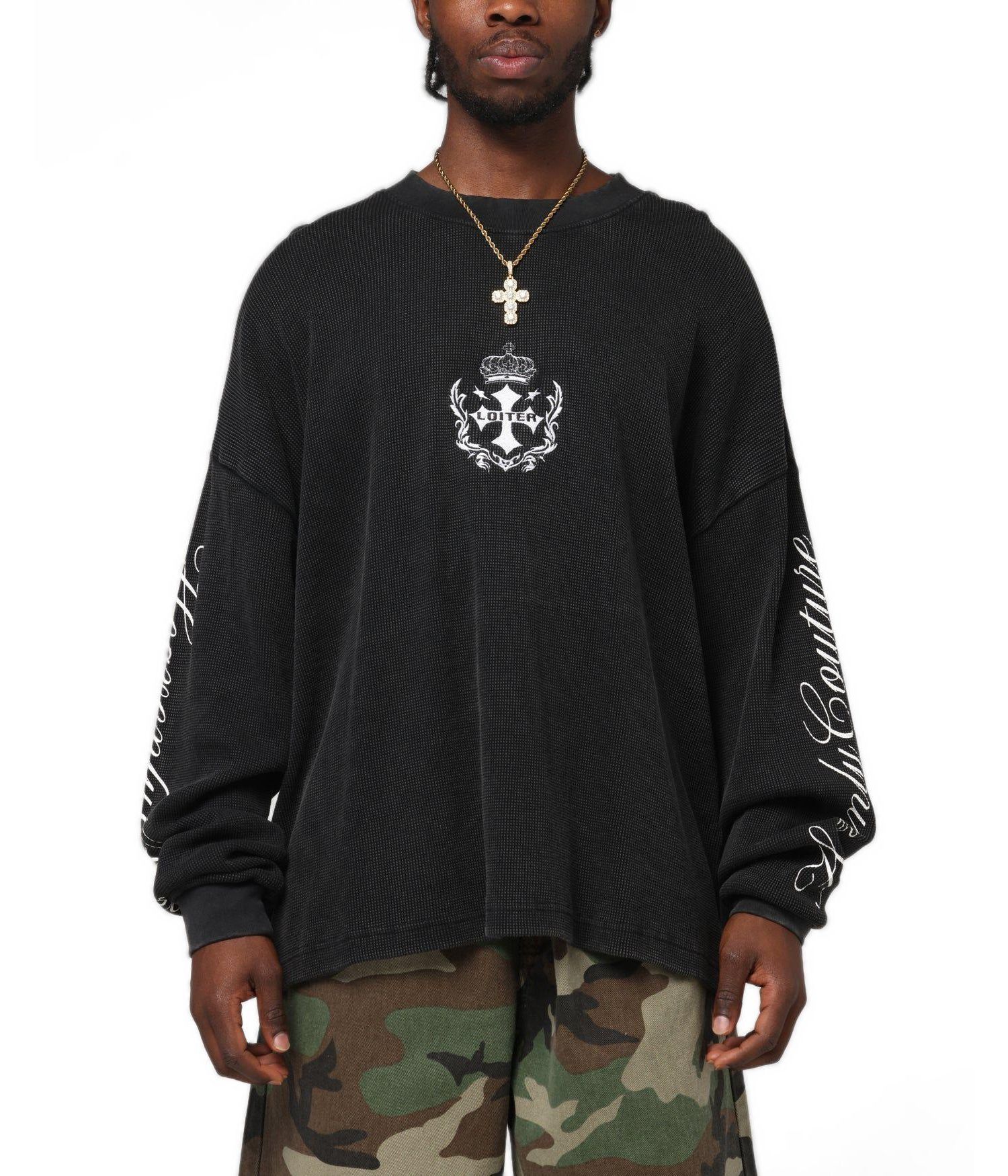 Men's Purity Oversized Long-Sleeve Graphic T-Shirt
