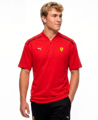 Men's Ferrari Cloudspun Half Zip Polo Shirt
