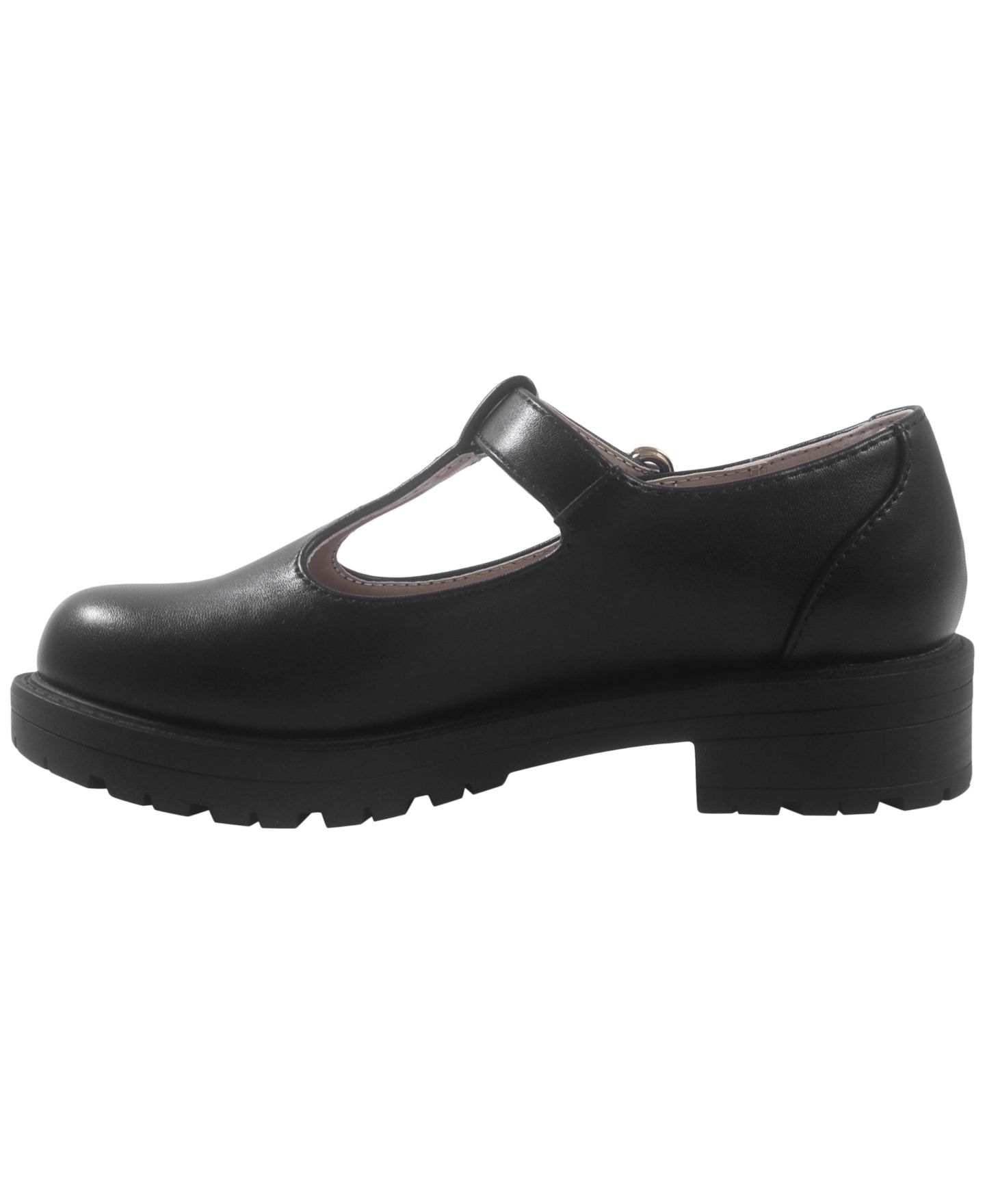 Балетки Sam Edelman Taelor Round-Toe T-Strap Flats для девочек, цвет: Чёрный — фото 2