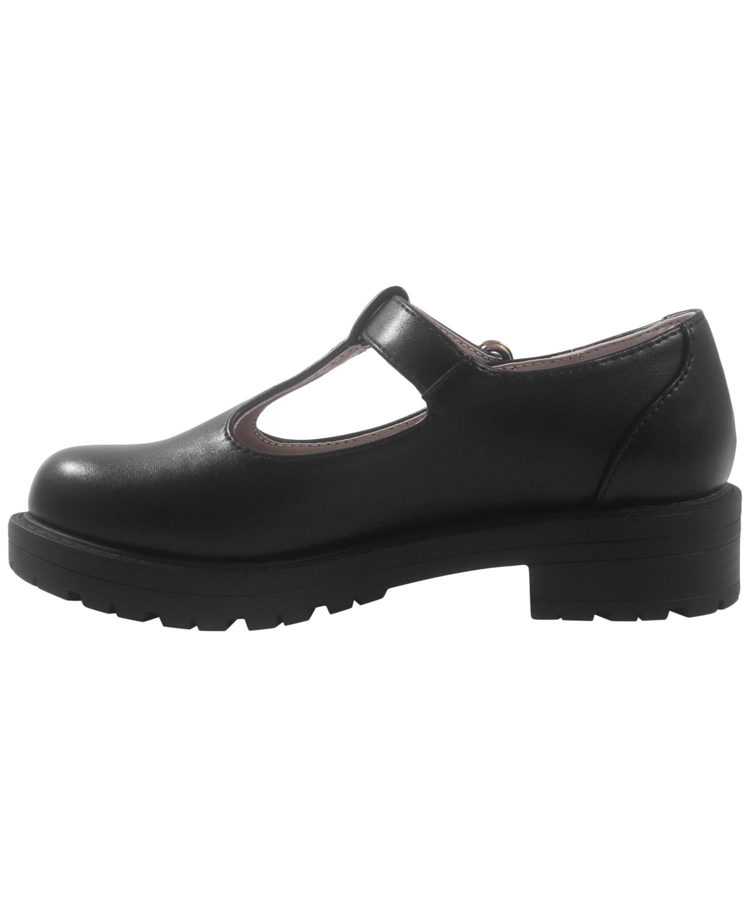 Girls' Taelor Round-Toe T-Strap Flats
