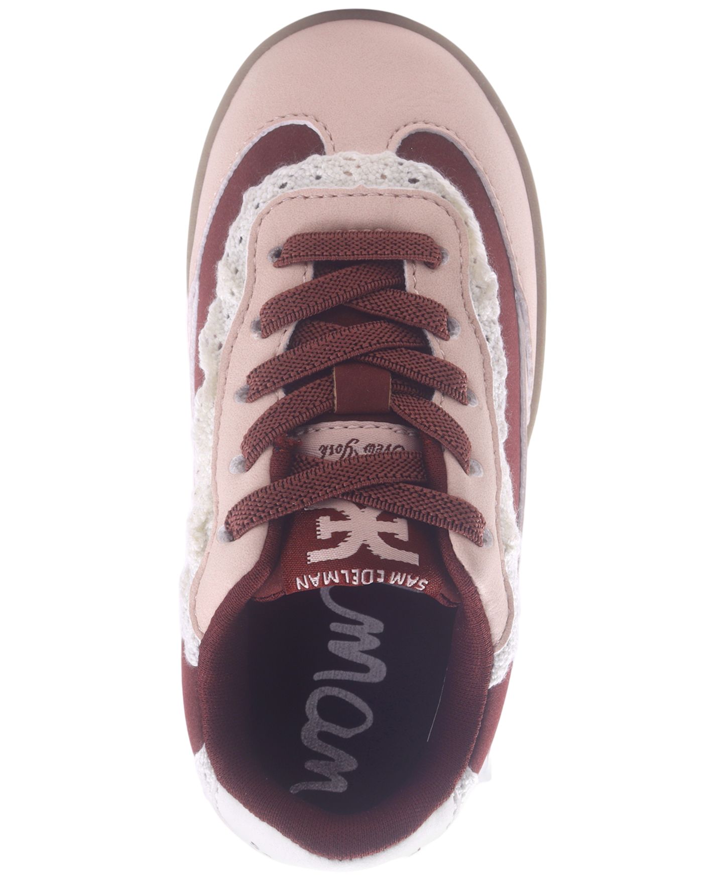 Кроссовки Sam Edelman Low Top Casual Tenny Kallen для девочек-малышей, цвет: Розовый — фото 4