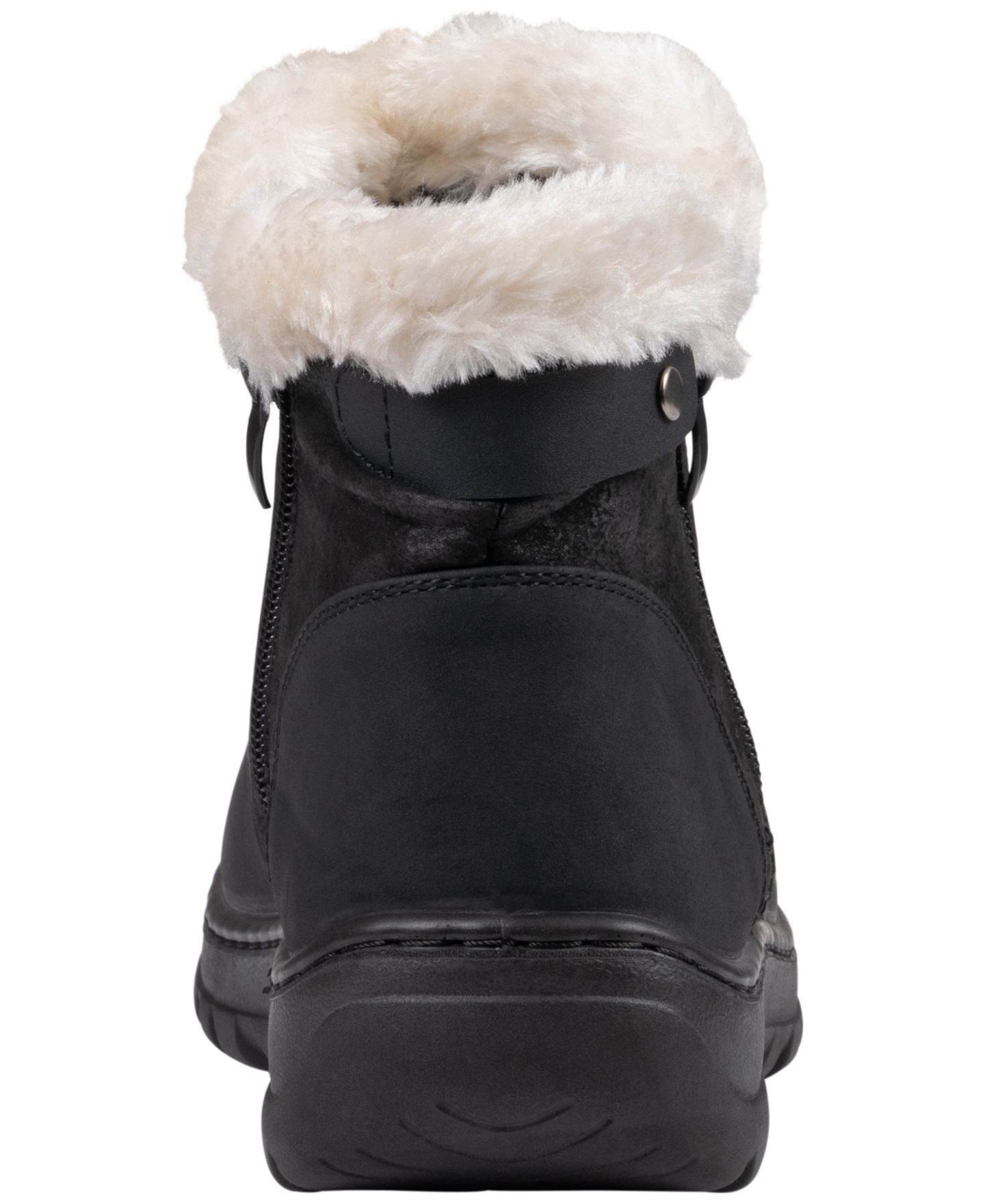 Женские ботинки GC Shoes Wesley Lug Sole Cozy Ankle Booties, цвет: Чёрный — фото 3
