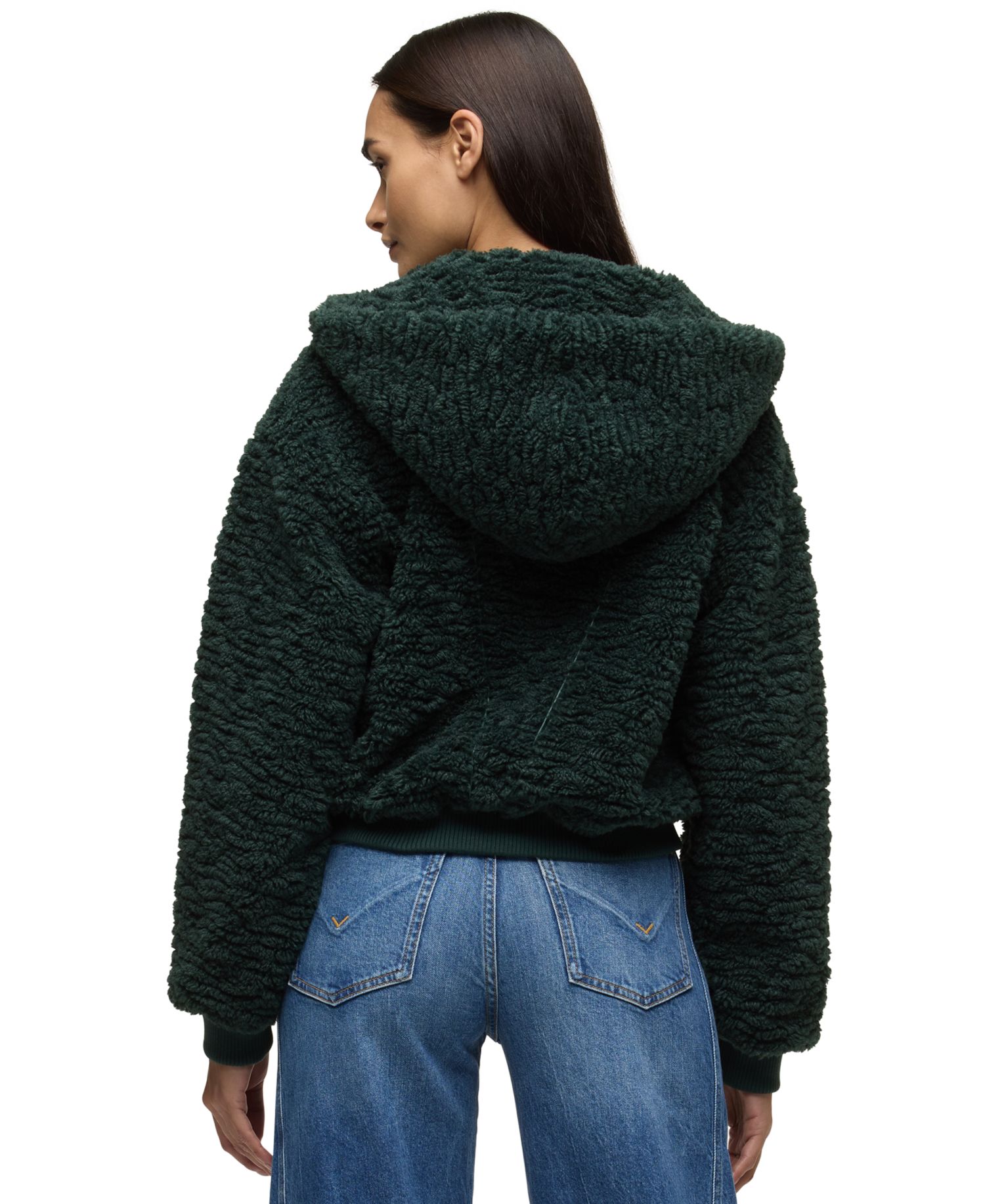 Women's Hooded Sherpa Jacket