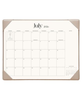 18 Month Desk Calendar Desktop Mat Blotter For Home School Office Planning