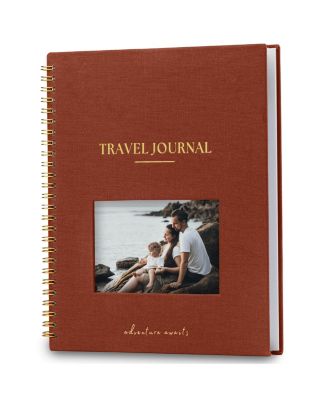 Personalized Ring Bound Travel Journal With Prompts For Travel Memories